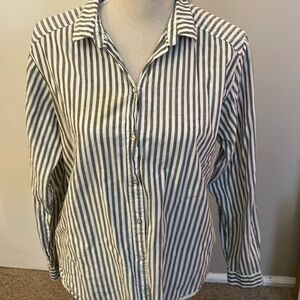 H&M pinstripe blouse